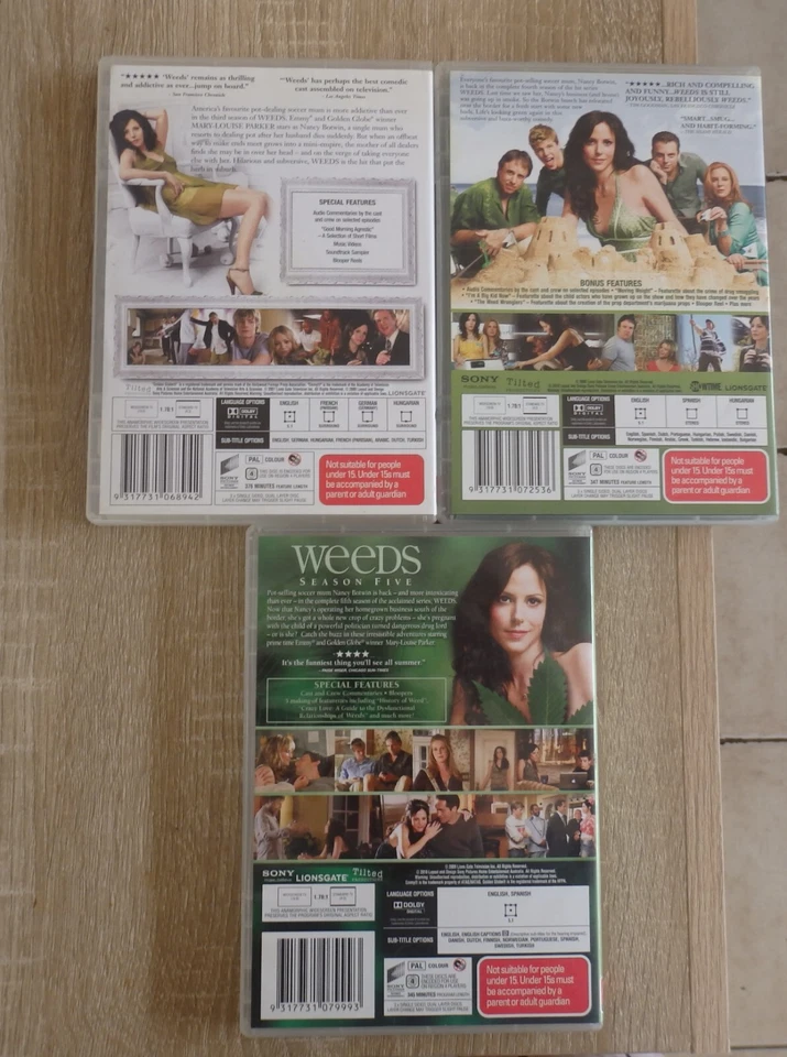 Weeds DVD The Complete Series 3-5 Seasons 3 4 5 - image 2 of 4