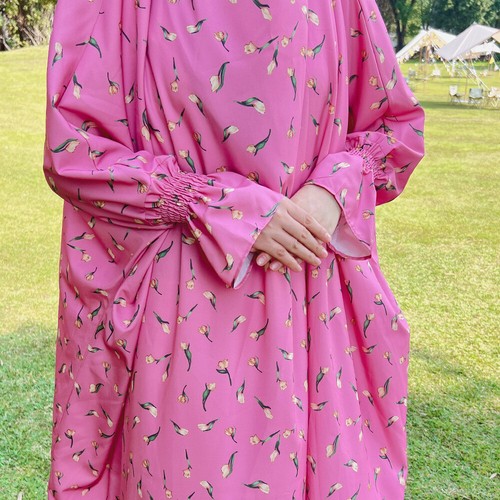 Burqa Overhead Khimar Caftan Abaya Muslim Women Prayer Dress Islamic Kaftan Robe - Picture 280 of 284