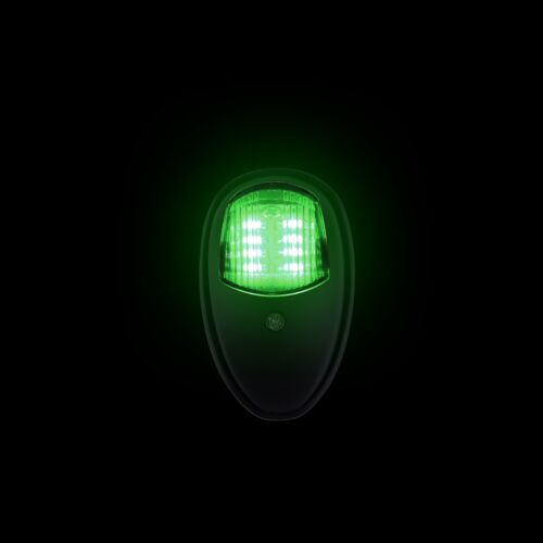 2X LED NAVIGATION LIGHTS BLACK HOUSINGS-Port/Starboard Marine/Boat/Nav RED+GREEN - Picture 8 of 12