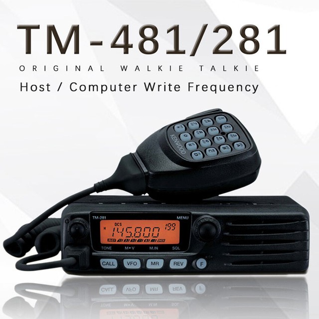 Ricetrasmettitore base stazione radio su auto mobile TM-281A TM-481A talkie- Ricetrasmettitore base stazione radio su auto mobile TM-281A TM-481A talkie-