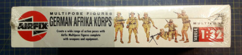 Afrika Korps Airfix - 12 Multipose Plastic Figures 210 pieces - Original 04581 - Picture 3 of 6