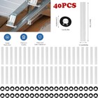 GARAGE DOOR HINGE QUIET ROLLER SLEEVES QUANTITY OF 40 ( ID-11MM,OD-10MM,L-80MM )