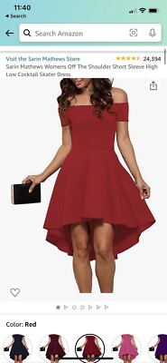 red skater dress amazon Strappy Pleated Skater Midaxi Dress In Red