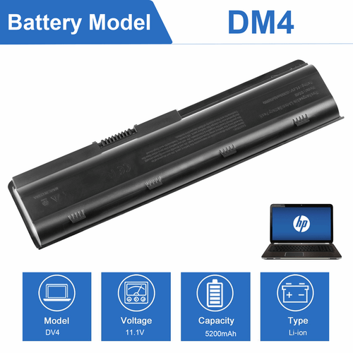 MU06 CQ42 Laptop Battery for HP Pavilion dv6 dv5 g6 g7 dm4 G72 593553-001 CQ42 - Picture 6 of 14
