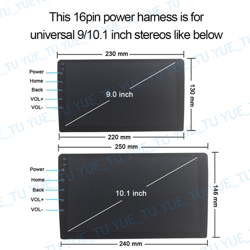 For Peugeot 3008 Citroen C4L/C3 XR Car Radio Stereo GPS Power Harness Wire Cable - Picture 3 of 6