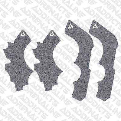 01 - 2027 Kawasaki KX85 KX100 KX112 Rubberized Grip Tape Frame Guard (2 Pairs)