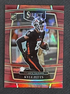 2021-22 Panini Select Concourse Maroon Prizm Kyle Pitts #46 /149 RC ATL Falcons