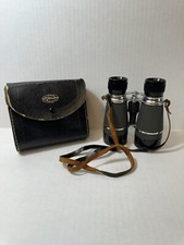 Vintage Stellar 4 x 40 Binoculars with Black Leather Case 