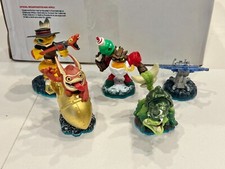 Vintage Activision Skylanders Lot of 5 Figures - Blue Bases - BOXED SHIP