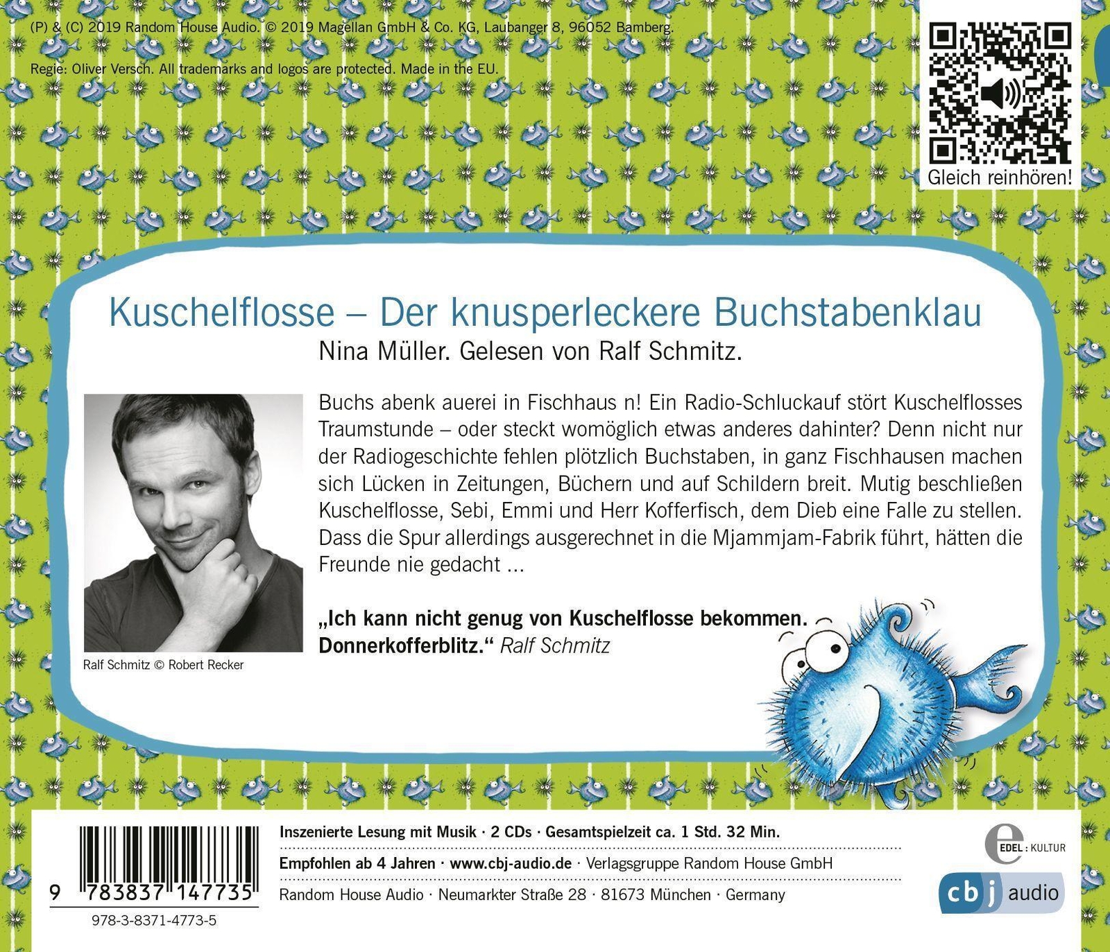 Thumbnail - Nina Müller | Kuschelflosse - Der Knusperleckere Buchstabenklau |