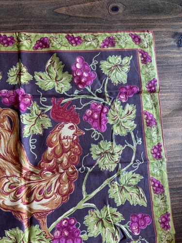 APRIL CORNELL for Now Designs Set Of 4 Cloth Napkins 20x20 Sonoma Rooster - 第 4/12 張圖片