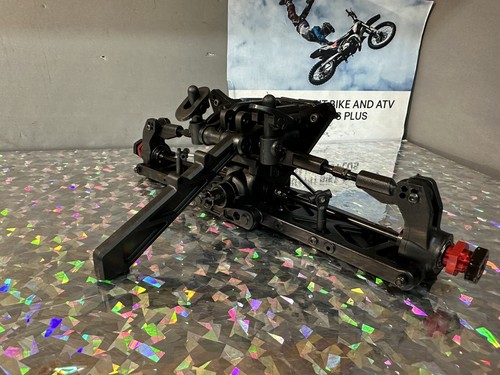 Arrma limitless V2 rear assembly Diff, Arms, Shock tower Axles Hubs Bulkhead 1/7 - Picture 1 of 4