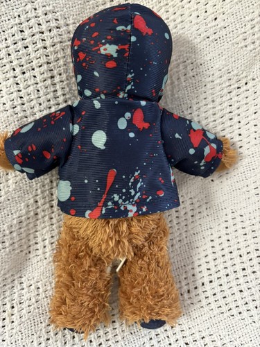 2010 MLB Texas Rangers Good Stuff Plush Bear With Blue Hoodie 10" - Picture 3 of 6