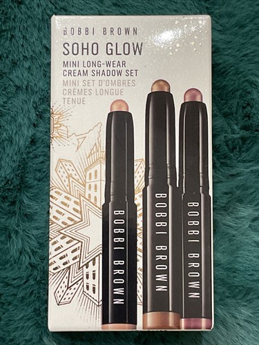 Bobbi Brown SOHO GLOW Mini Long-Wear Cream Shadow Trio Set, NEW In Box - Picture 2 of 6
