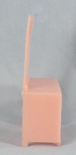 Dressing Table & Bureau Bedroom Superior Pink Plastic Dollhouse Miniature #65 - Picture 6 of 16