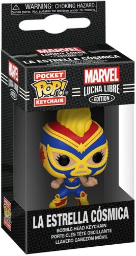 Funko - POP Keychain: Marvel Luchadores - Captain Marvel Brand New In Box - Picture 3 of 3