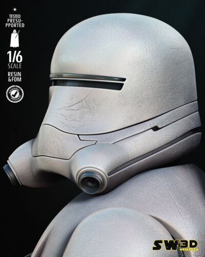 Flame Trooper 3D Printed Model Kit – Multiple Sizes – Star Wars Collectible - Picture 9 of 9
