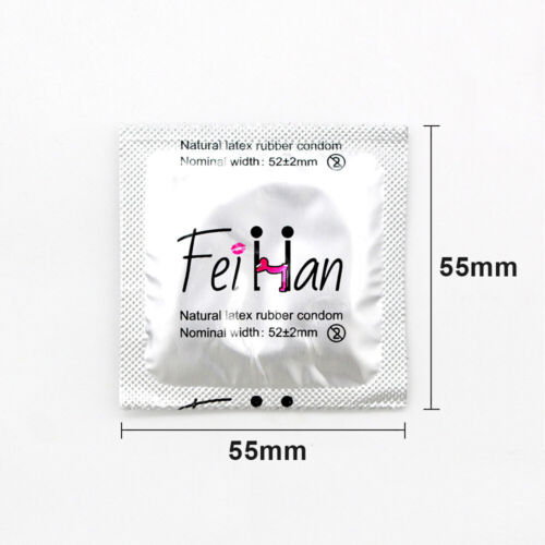 Paquete a granel de 100 preservativos de látex ultrafinos placer extendido tiempo extra retraso sexual - Imagen 2 de 11