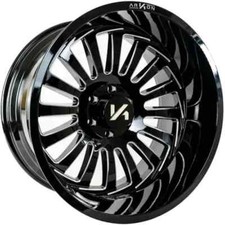 20x12 Arkon Off-Road Alexander-25mm Black/Milled Wheels Rims Kenda Tire 33" Ford