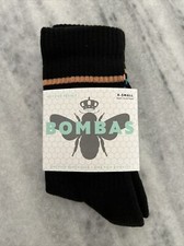 Bombas Youth XS Half Calf Socks in Black