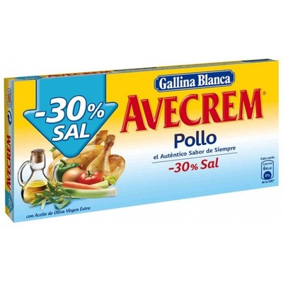 Gallina Blanca Avecrem Pollo Bajo en Sal (10 pastillas)