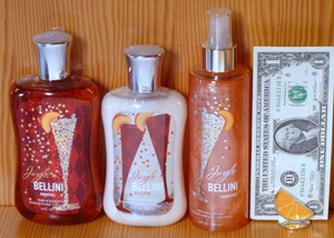 bath body works jingle bellini peach shimmer mist body lotion bath and body works ithaca
