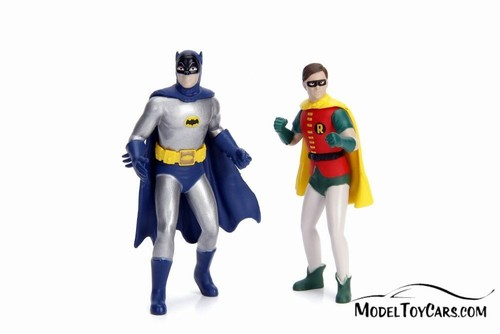 BATMOBILE WORKING LIGHTS WITH BATMAN AND ROBIN FIGURES 1/18 scale DIECAST CAR - Picture 4 of 11