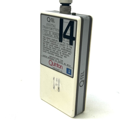 Quinton Q-Tel Digital Transmitter DT4000 w/ 3 Lead ECG Cable - Picture 5 of 12