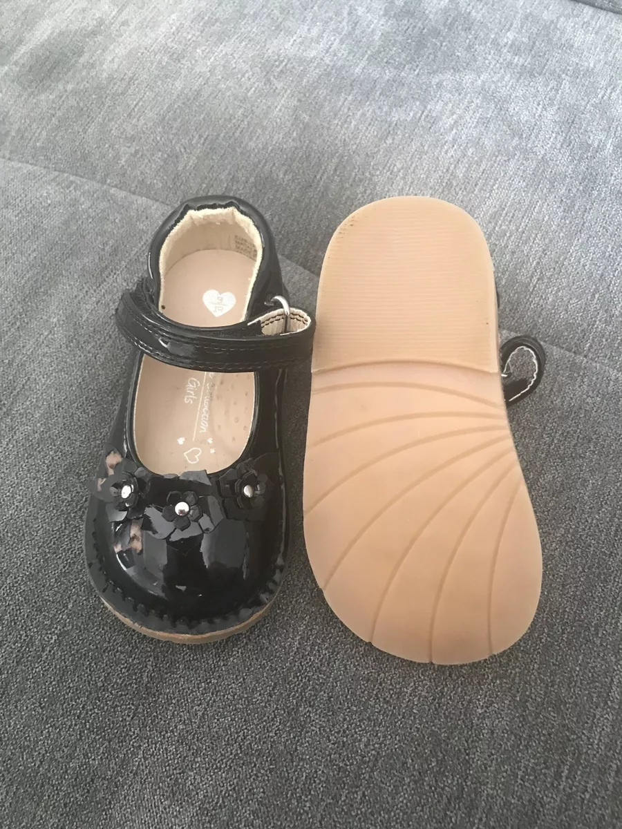 Girl s Size 3 Matalan Shoes Patent Black Infant 3 19