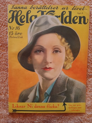 MARLENE DIETRICH Front Cover 1931 PALMOLIVE AD - Bild 2 von 12