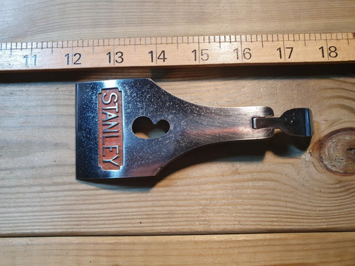 Vintage Stanley 23/8" Hobel Hebelkappe alte Holzbearbeitungswerkzeuge Zimmerei 41/2, 51/2, 6, 7