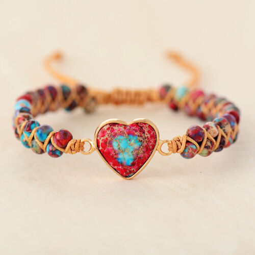 PASSIONATE HEART JASPER BRACELET - Picture 5 of 6