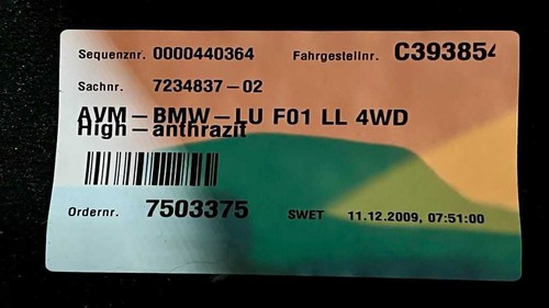 Info-GPS-TV Screen Display Screen Front Dash Fits 09-12 BMW 750i 383535 - Picture 11 of 12
