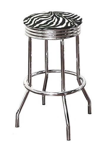 Bar Stool 29" Tall Chrome Finish Swivel Kitchen Novelty Game Room Billiards Pool - Picture 40 of 47