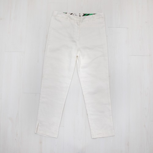 Mezcla de lino marfil Milly Capris Talla 6 - Imagen 7 de 10