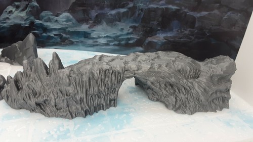 8-teiliges Rocky Icy Mountain Scatter Gelände Set Landschaft 28 mm Dungeons & Drachen - Bild 6 von 8