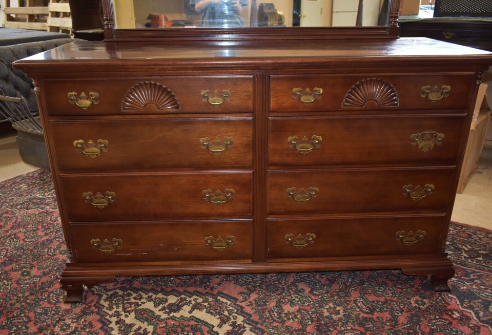 Rare Antique Solid Mahogany Full Size Bedroom Set by Kling Furniture eBay