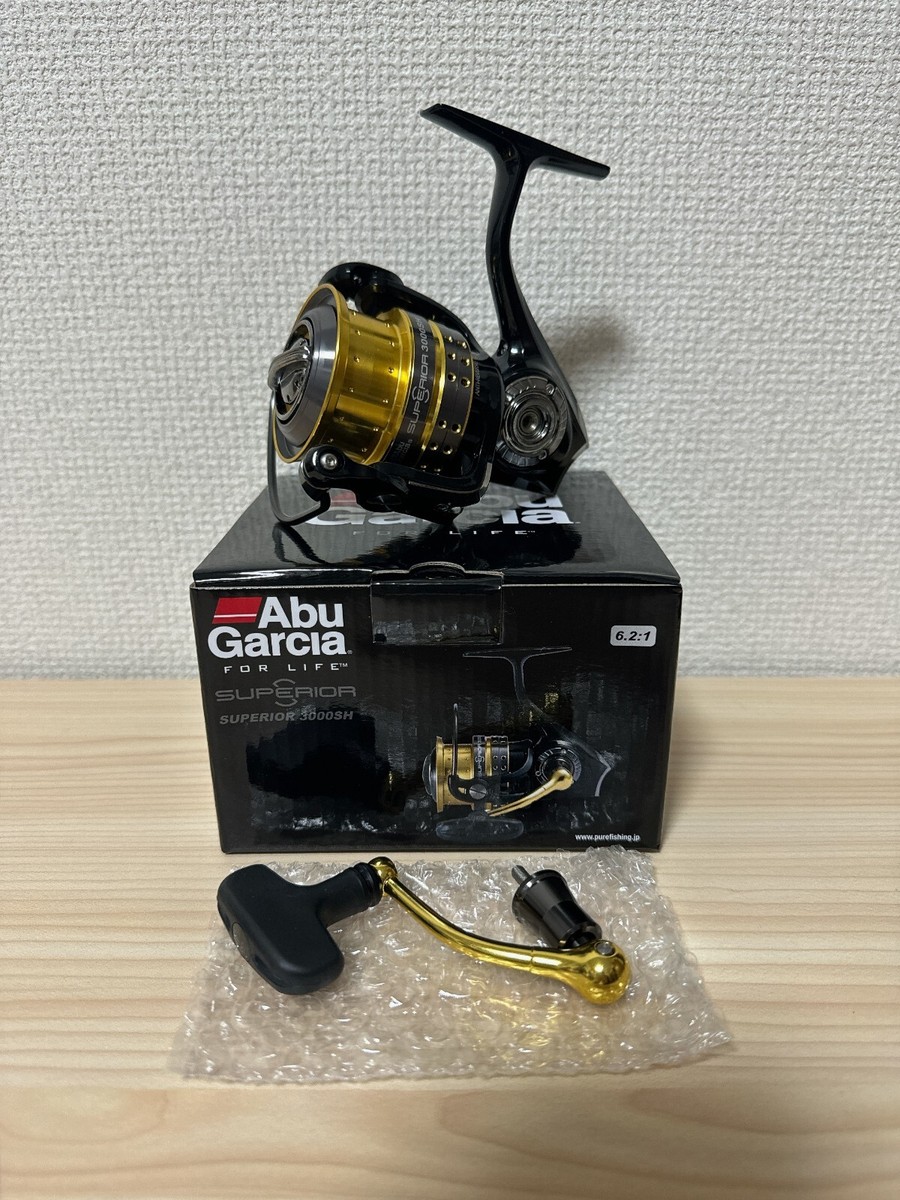 Abu Garcia Spinning Reel Superior 3000SH Fishing T shape Black