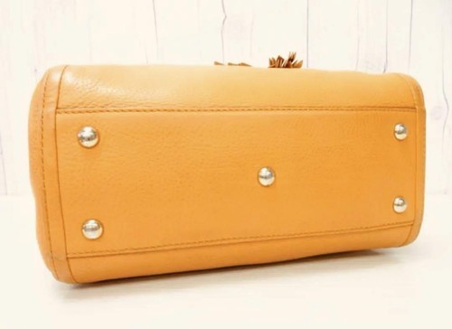 Gucci Shoulder Bag Handbag Soho 2way Orange Interlocking G Leather GG Logo - Picture 5 of 20