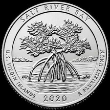 2020 D Virgin Islands "Salt River Bay" Quarter US "Brilliant Uncirculated" ATB