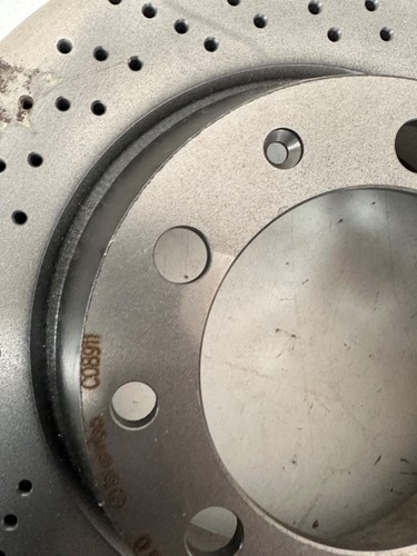 BRAKE DISCS X2 322 mm REAR FITS PORSCHE 911 (993) BREMBO 09.C088.11 & 09.C089.11 - Picture 8 of 17
