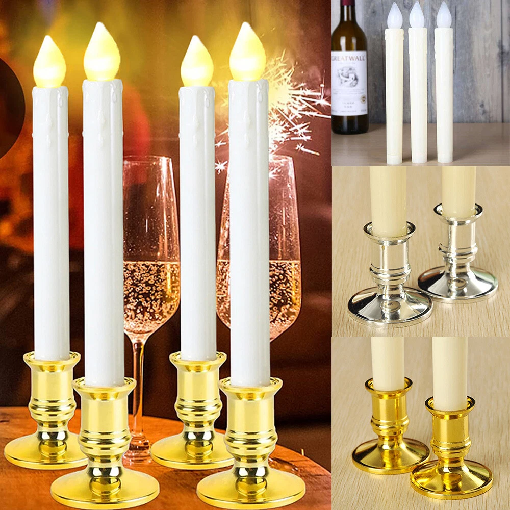 Battery operated clearance long candles