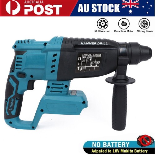 For 18V Makita battery Brushless Cordless Rotary SDS Hammer Impact Drill Body - Picture 17 of 21