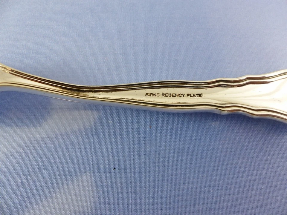  CUCHILLO DE MANTEQUILLA MAESTRO CHIPPENDALE 1943 PLANO por BIRKS REGENCY PLATE Foto 4 de 4