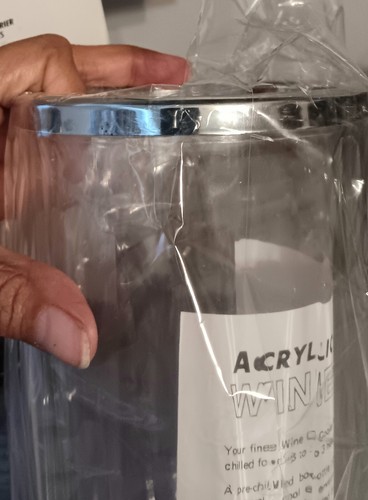 Jubilee Acrylic Prodyne Iceless Wine Cooler Single Bottle Open Box A-402 - Picture 8 of 8