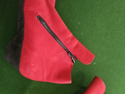 Arche Boots Booties Red Size 38 - Picture 11 of 19