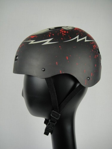 Bell Manic Black Skull Helmet Size 53-56 CM Skateboard YTH 3/11 - Bild 7 von 15