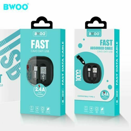 Cavo Carica e Sync Dati Retrattile Anti Groviglio Plug 8 Pin Micro Usb Type-C - Foto 11 di 11
