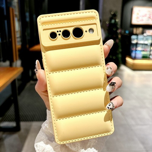 For Google Pixel 8 Pro 7 Pro 6 Pro 7A Shockproof Down Jacket Silicone Case Cover - Bild 20 von 21