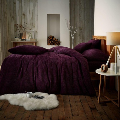 Teddy Duvet Set SINGLE Size Super Soft Fluffy Luxury Design, Cos Warm Bedding - Picture 15 of 32